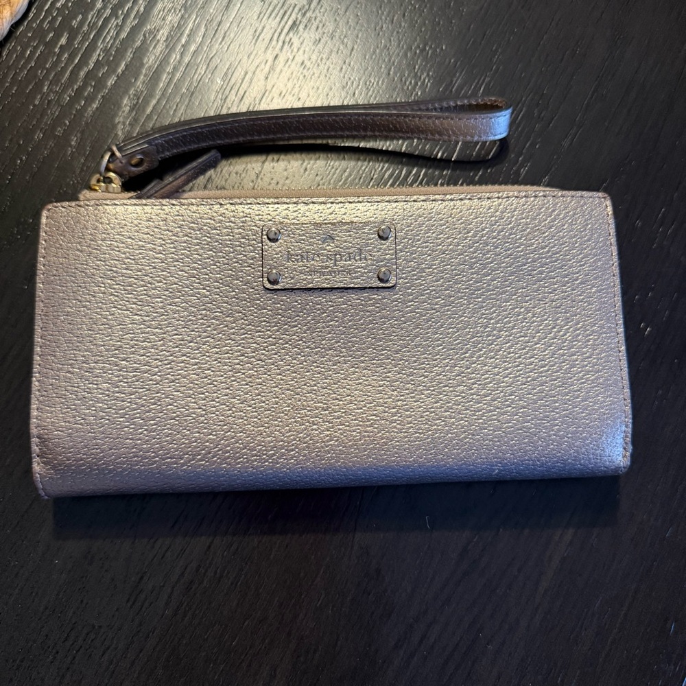 Kate Spade Metallic Gold Continental Wallet